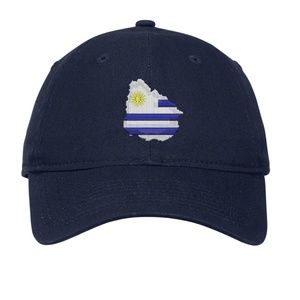 Uruguay Embroidered Dad Cap Unstructured Cotton